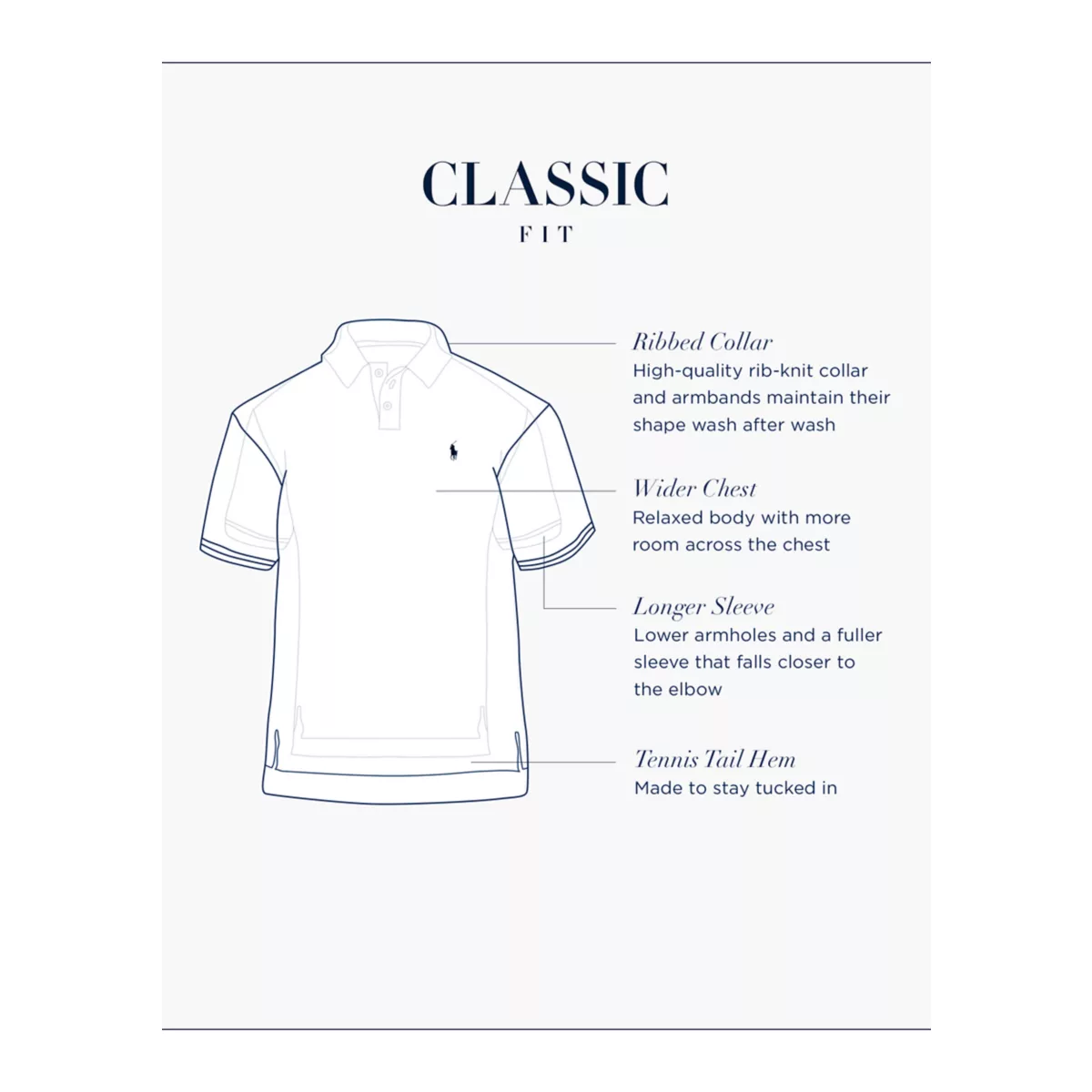 Classic Fit Mesh Polo Shirt - 5