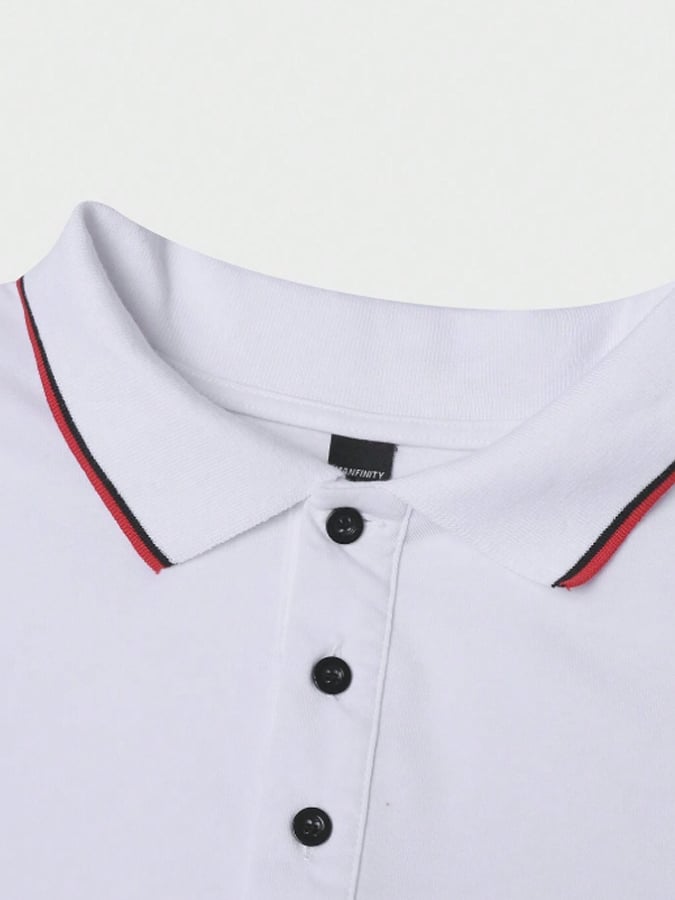 Camisa polo clásico en bloques de color casual Eagle ejecutivo de moda para hombre