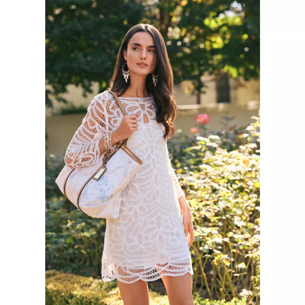 Battenberg Lace Sheath Dress - 6