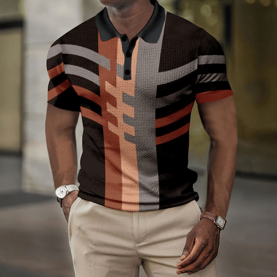 Camisa polo ejecutivo casual para hombre