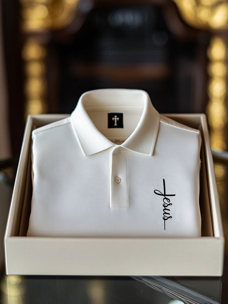 Camisa polo ejecutivo casual Button de manga corta para hombre