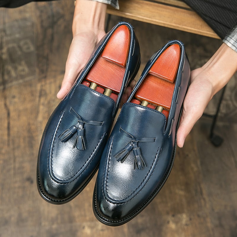 Mocasines de moda Male Comfortable Tassel clásico casual para hombre