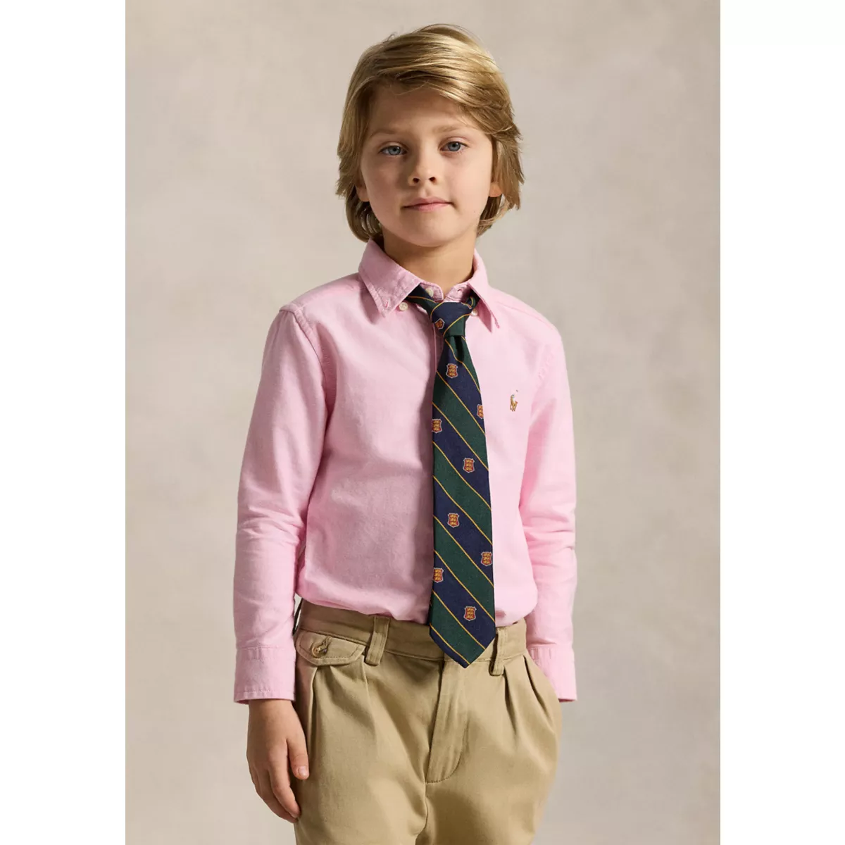 Boys 2-7 Cotton Oxford Shirt - 9