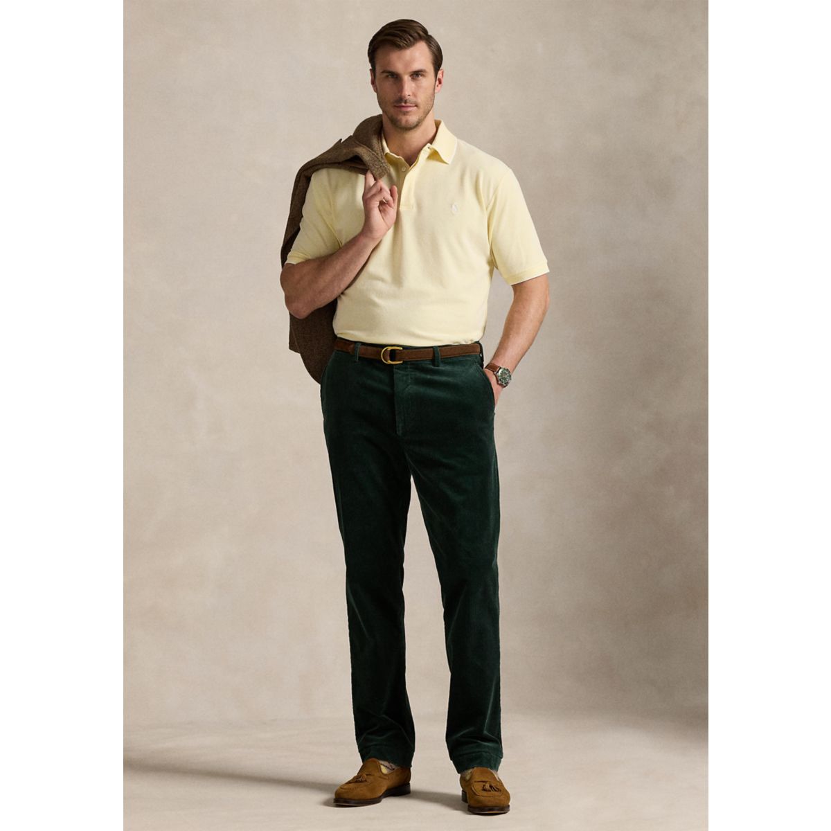 Big & Tall Stretch Oxford Mesh Polo Shirt - 5
