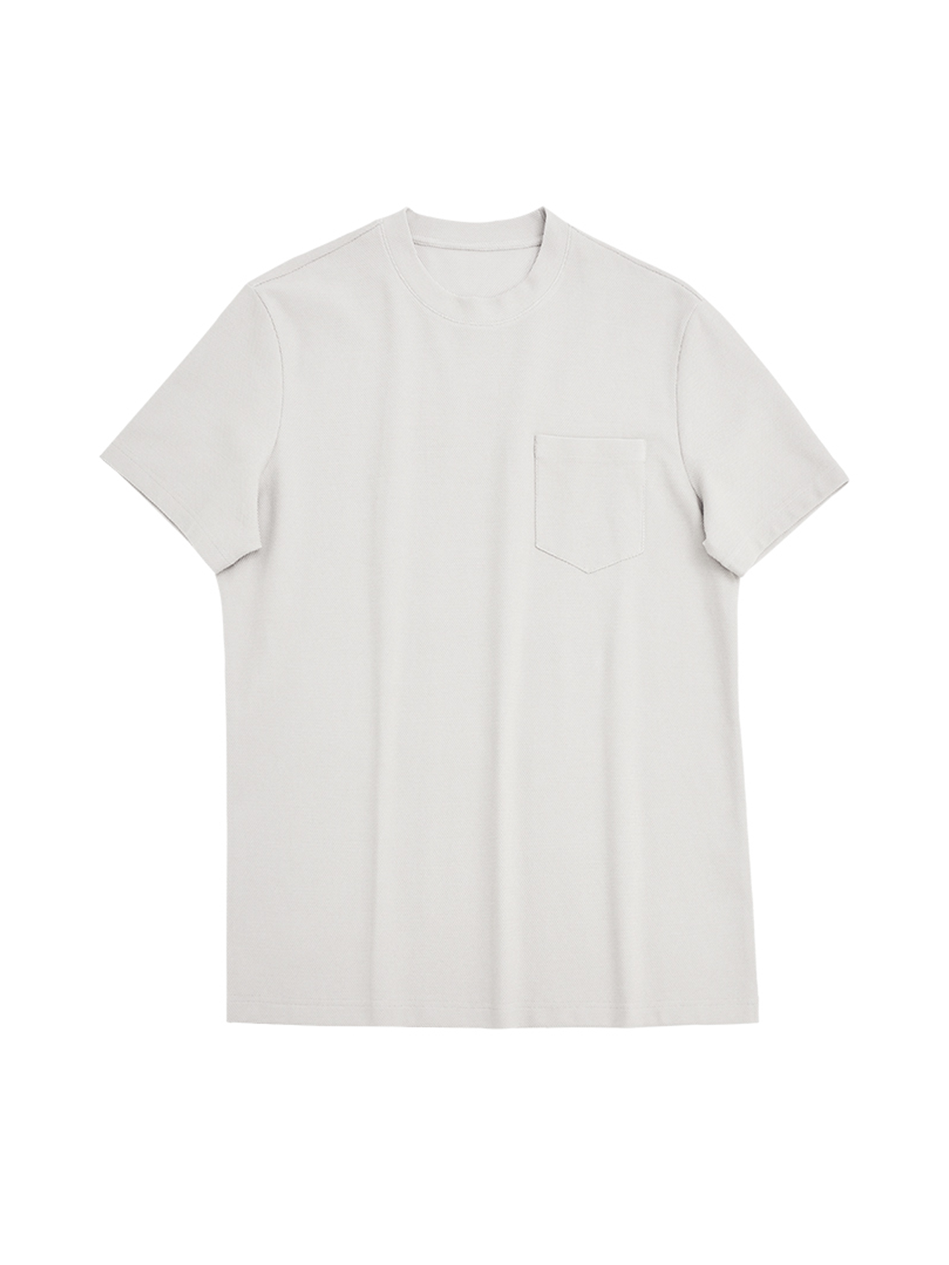 BreezeLuxe transpirable Piqué cuello redondo de manga corta Tee