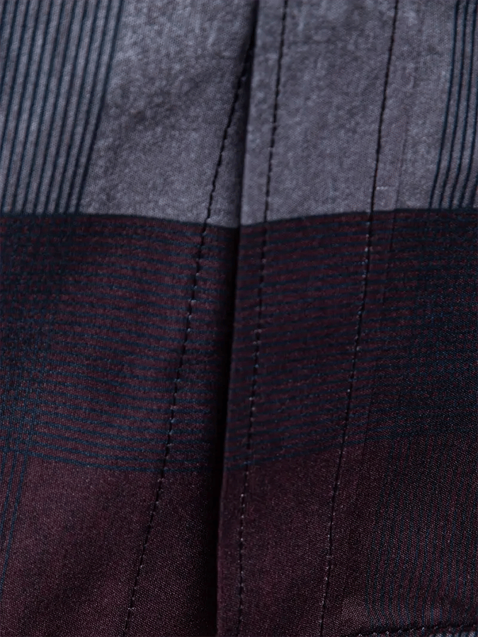 para hombre Plaid ejecutivo casual camisa
