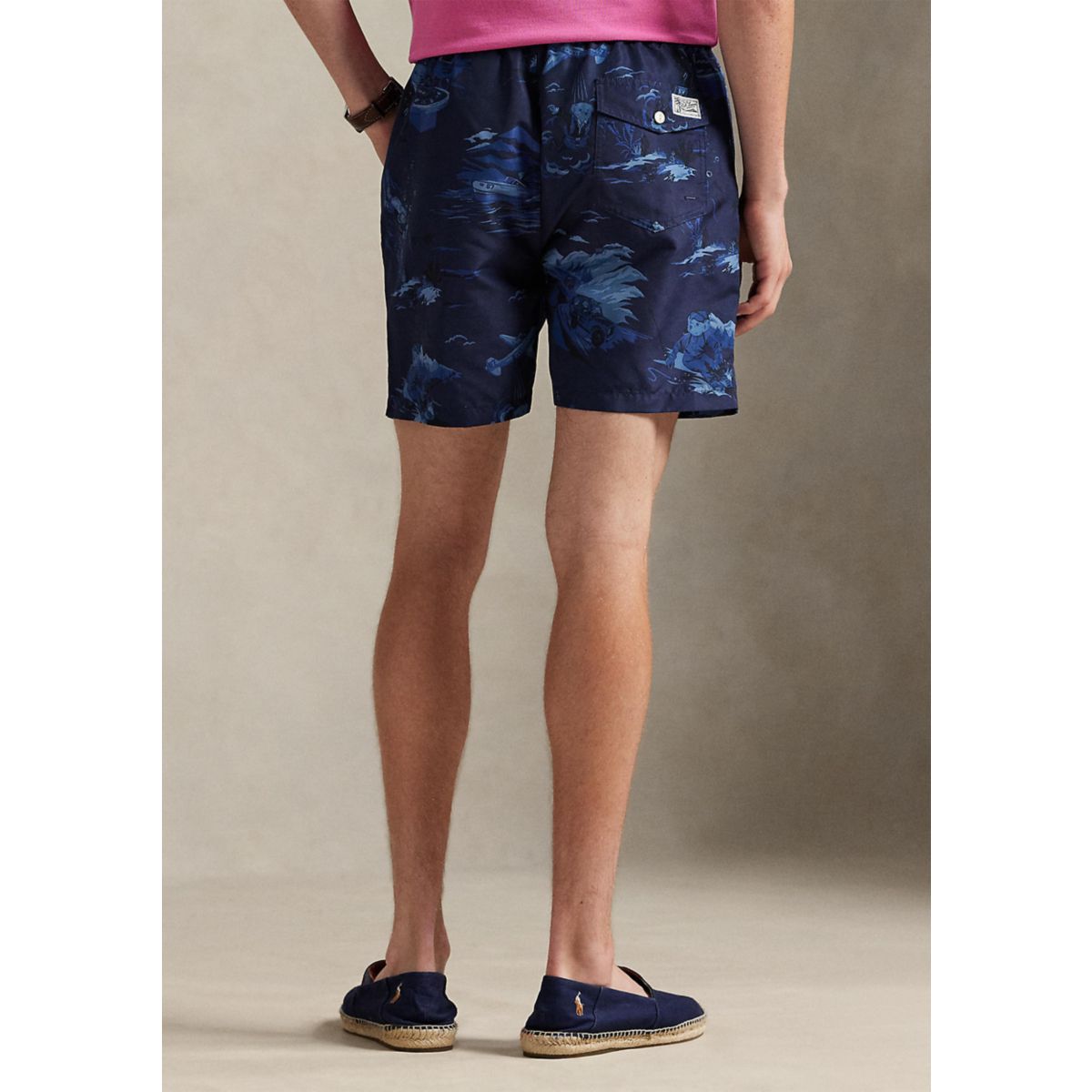 5.75" Inseam Traveler Polo Bear Swim Trunks - 2