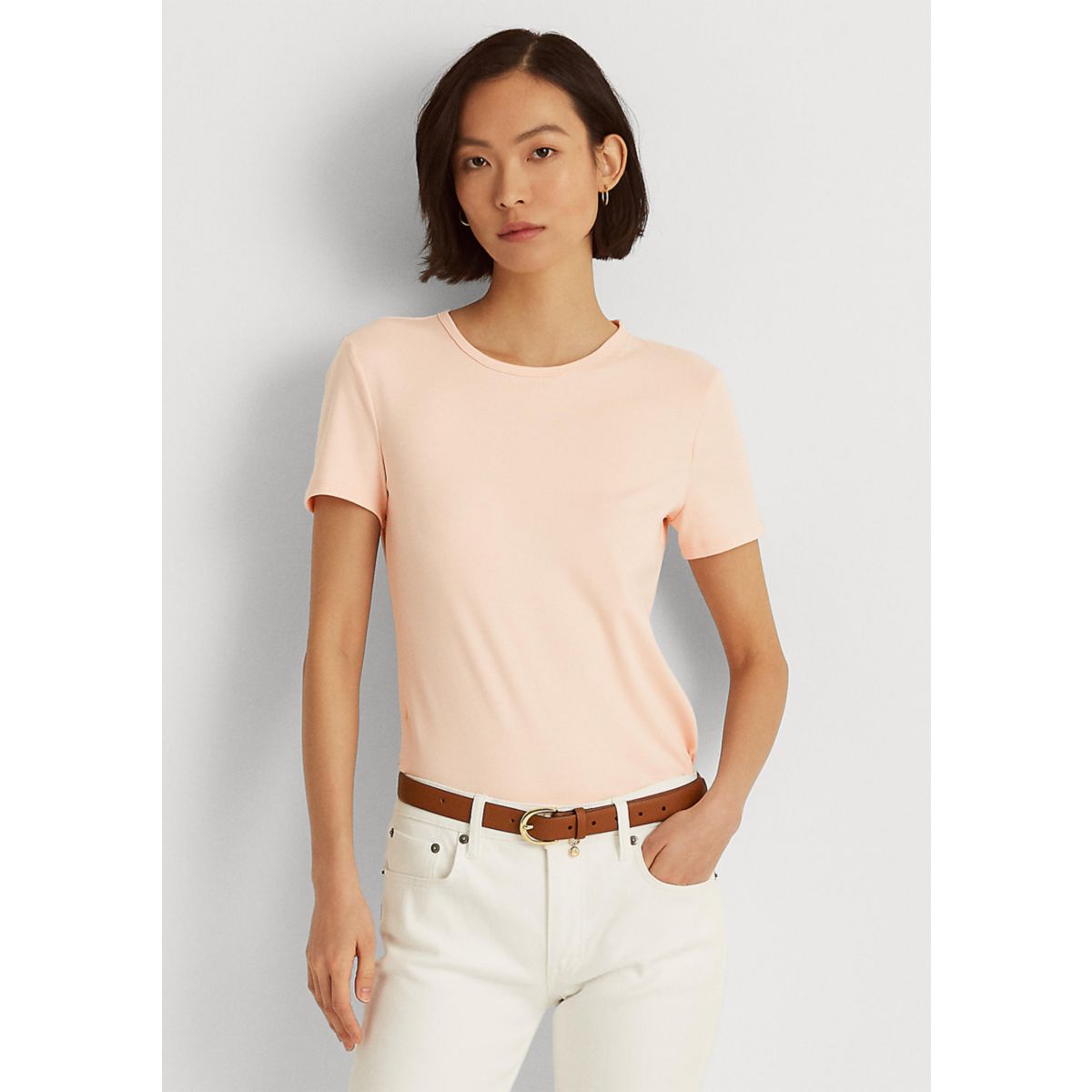 Women's Crew Neck Cotton T-Shirt - 3