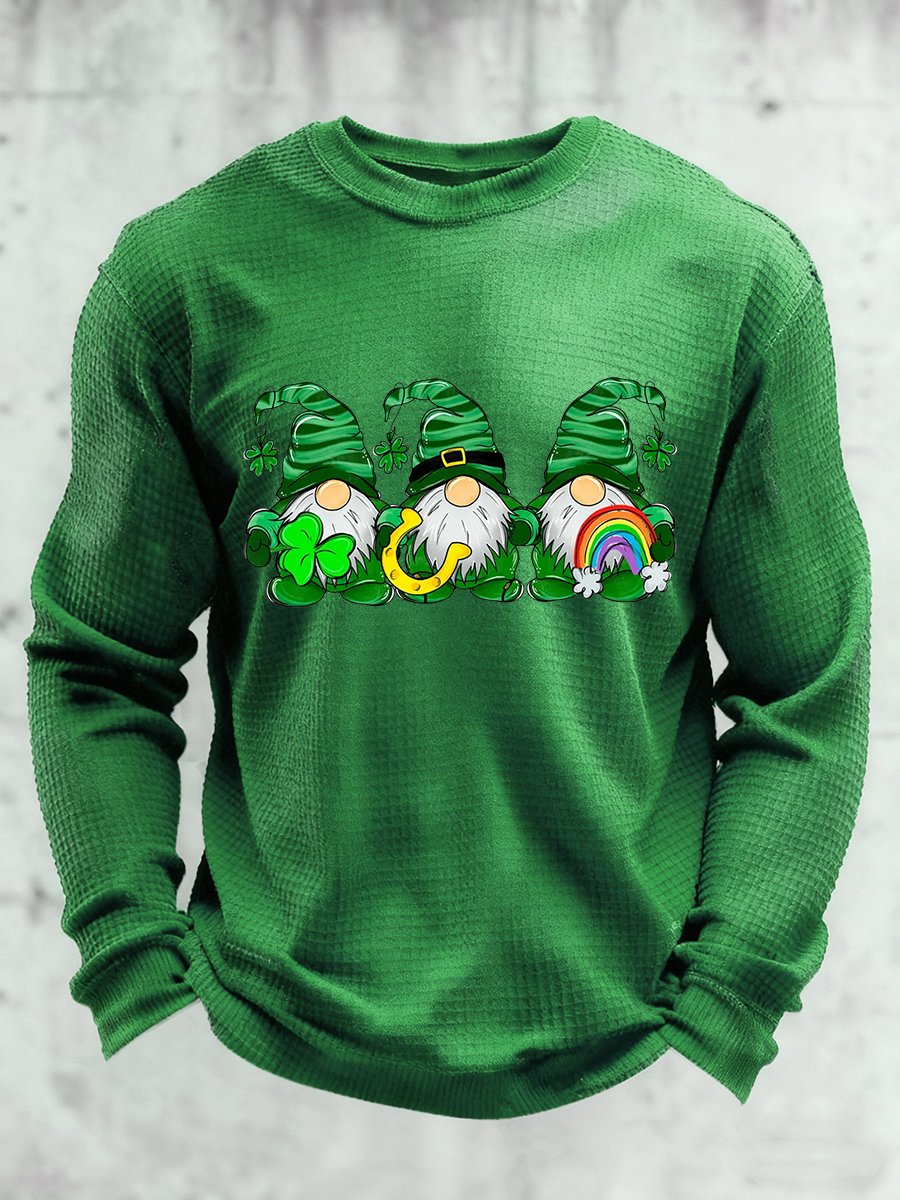 Camiseta St. Patrick's Day Leprechaun de manga larga