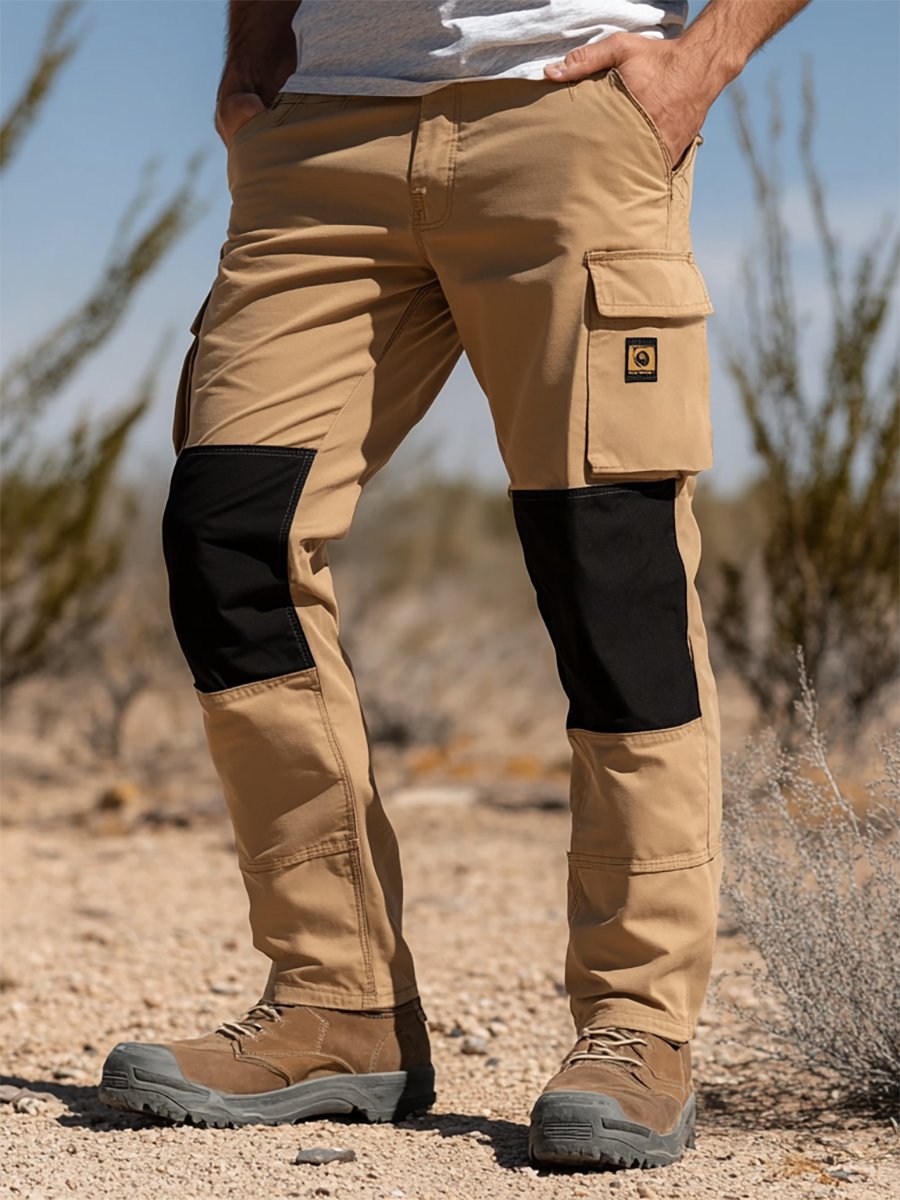Vintage Multi-bolsillo Overalls para hombre