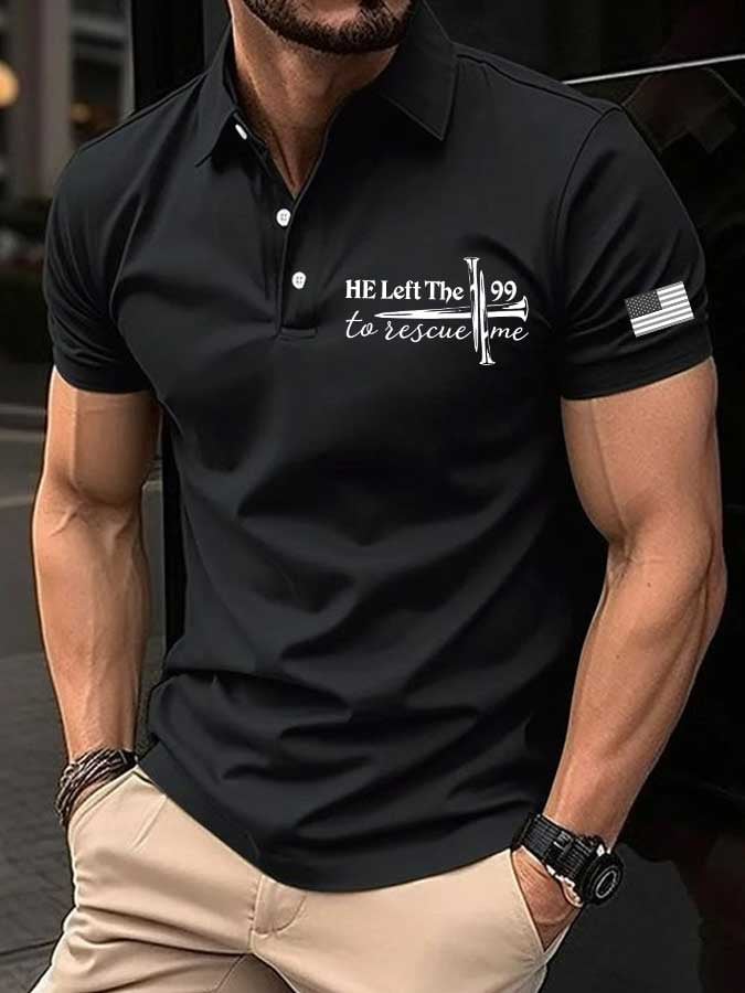 Camisa polo faith estampado para hombre