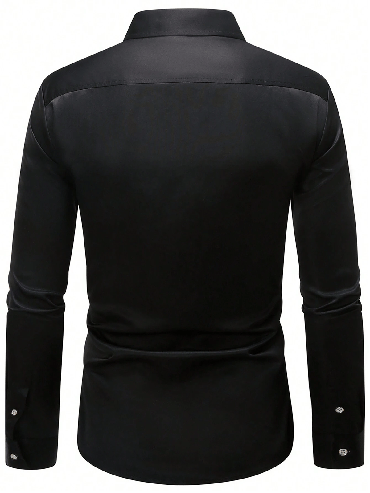 Camisa ejecutivo casual de manga larga para hombre