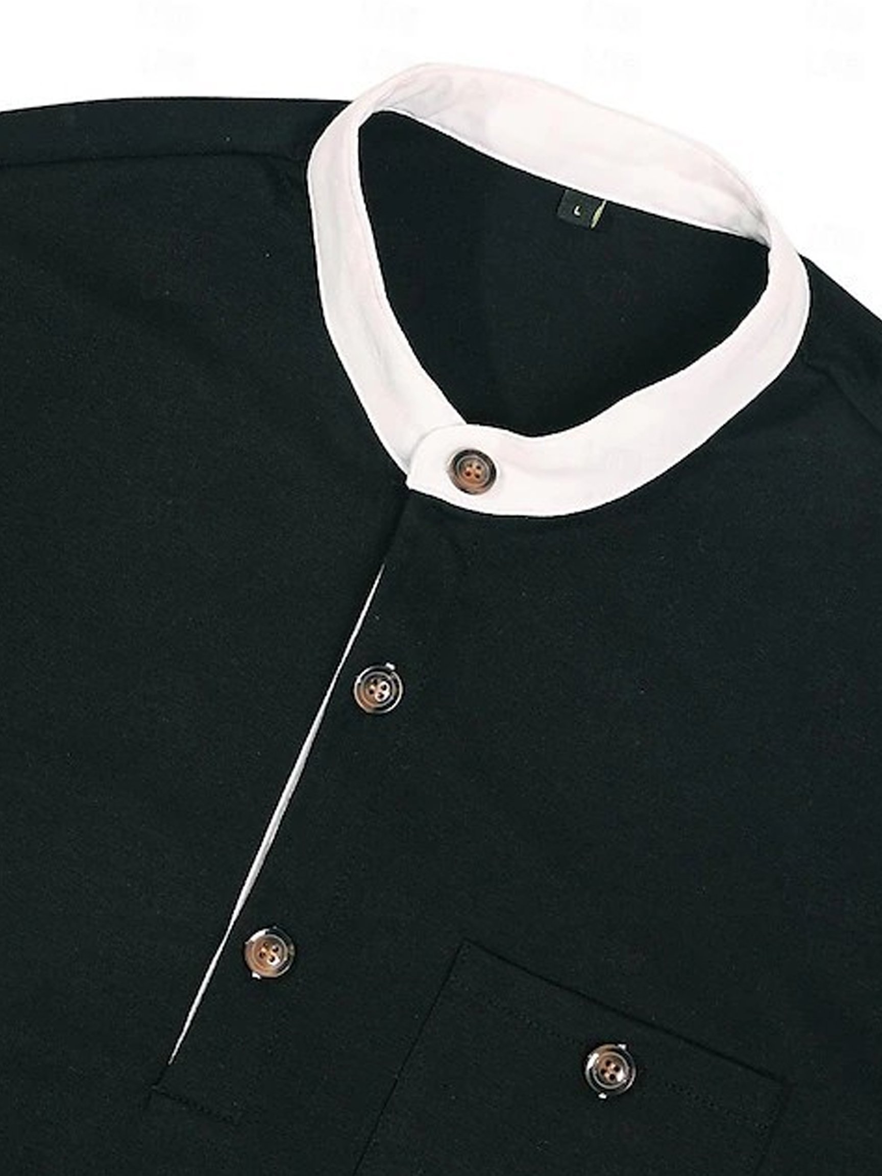 Camiseta vintage Comfortable de manga larga Henley para hombre