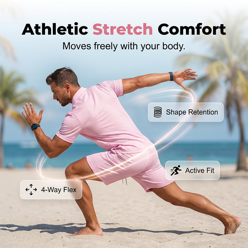 👕 LIMITED-TIME 50% OFF! ✨ para hombre Summer Breathable camisa & shorts Set