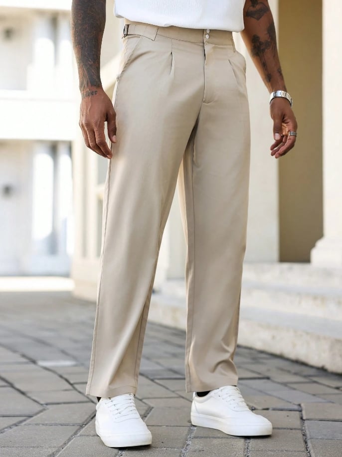 New ejecutivo Style Trousers para hombre