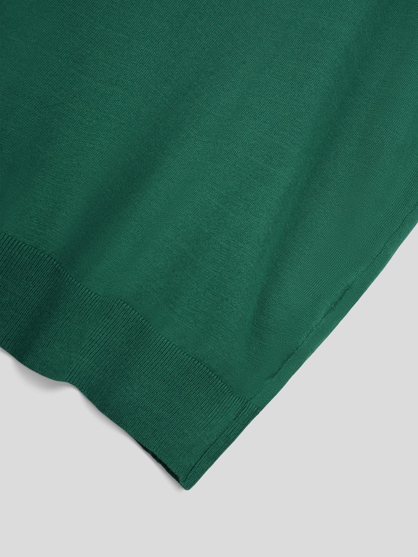 Gentletejido de manga corta tejidoted Polo