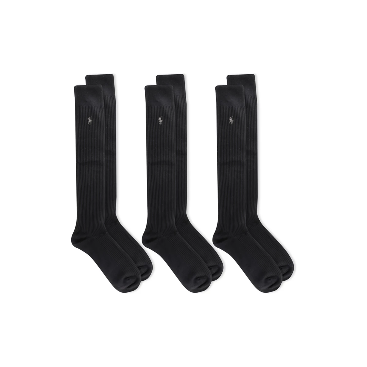 Microfiber Ribbed Over the Calf Socks – 3 Pack - 1