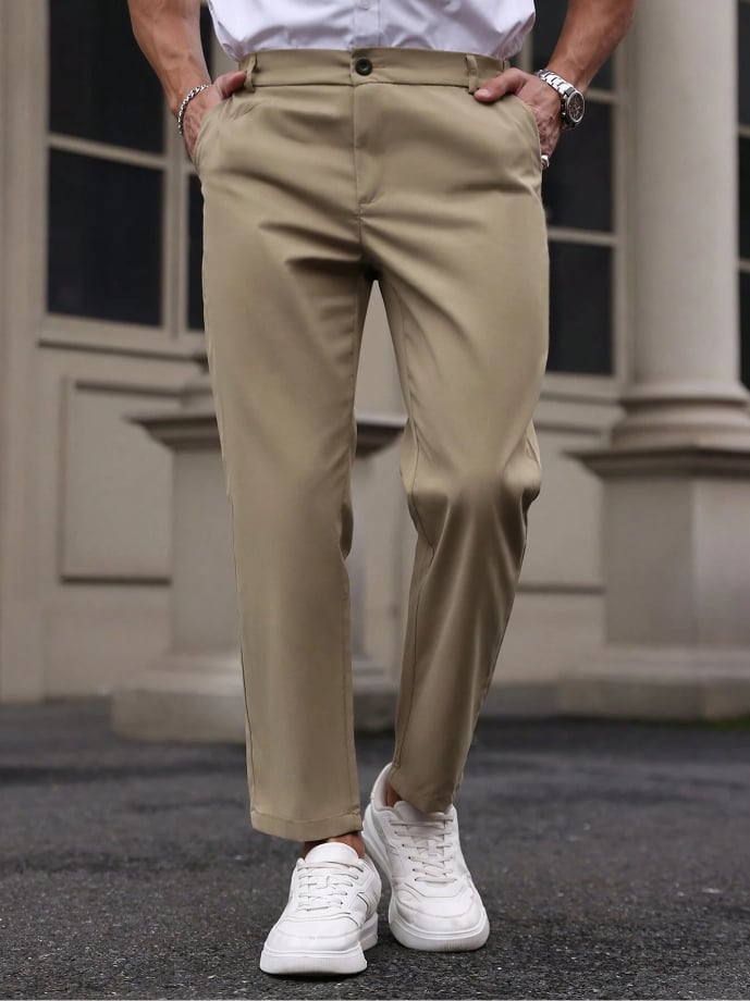 New ejecutivo Style Trousers para hombre