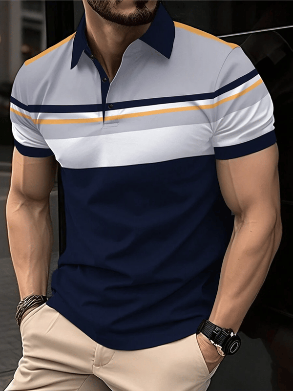 Camisa casual ejecutivo de moda polos para hombre