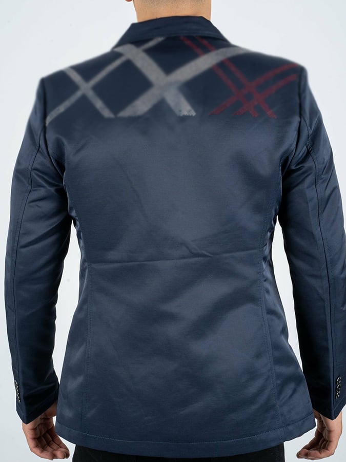 Chaqueta de moda Commuter estampado Design Suit para hombre