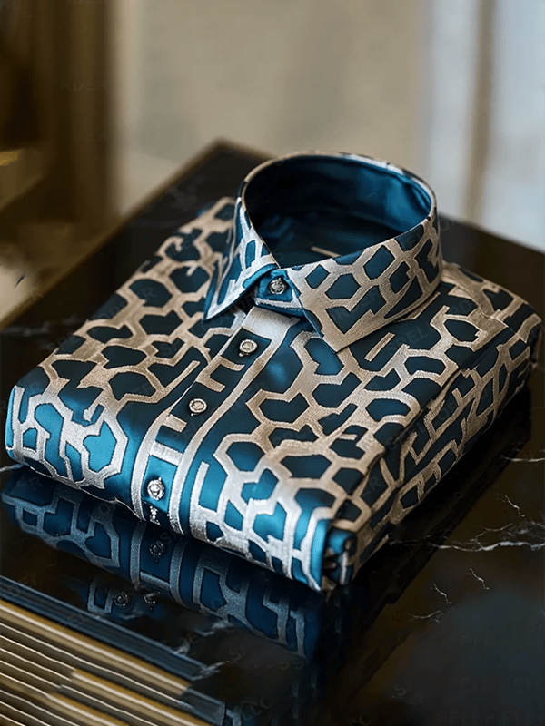 Camisa de lujo Gorgeous de manga larga para hombre