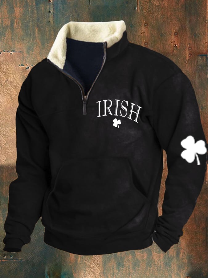 para hombre St. Patrick's Day Shamrock Print Sweacamiseta