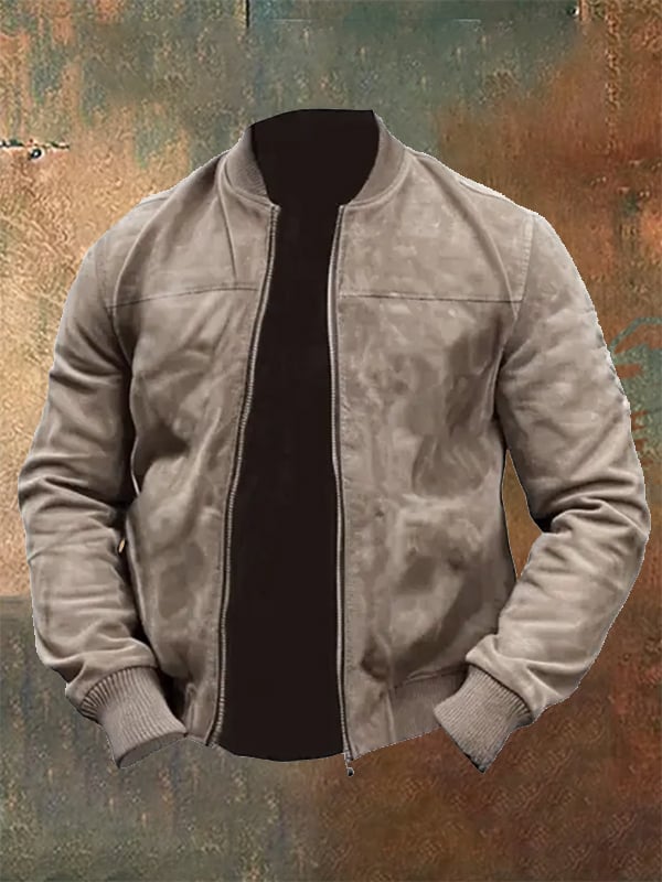 Chaqueta Western para exterior vintage Multi-bolsillo para hombre
