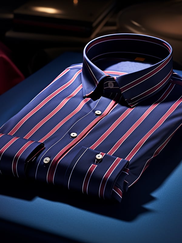 Camisa a cuadros ejecutivo de manga larga para hombre