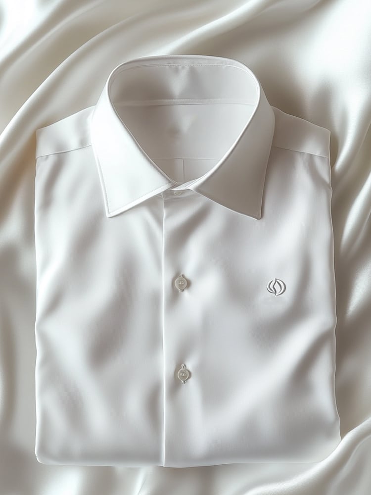 Camisa ejecutivo casual solapa de manga corta para hombre