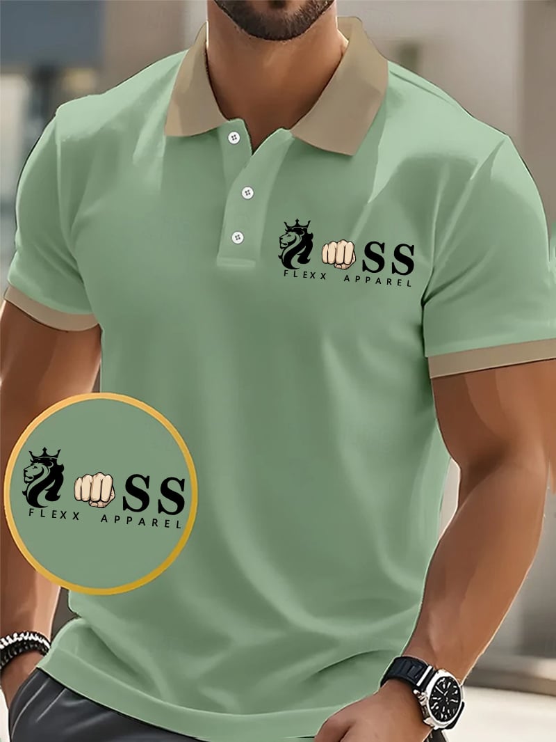 Camisa polo elegantee ejecutivo casual for men in contrasting color