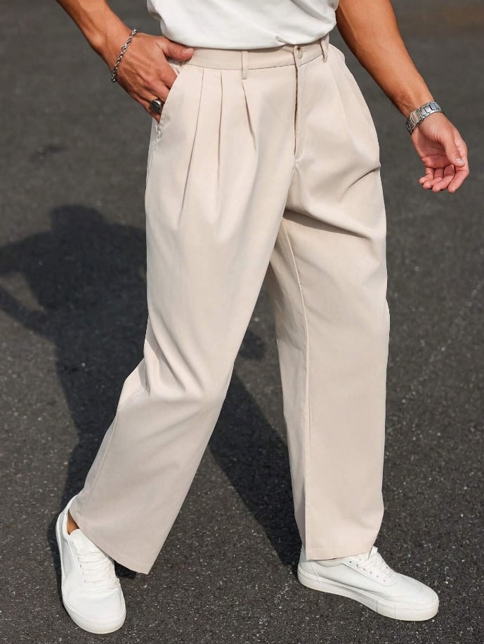 New ejecutivo Style Trousers para hombre