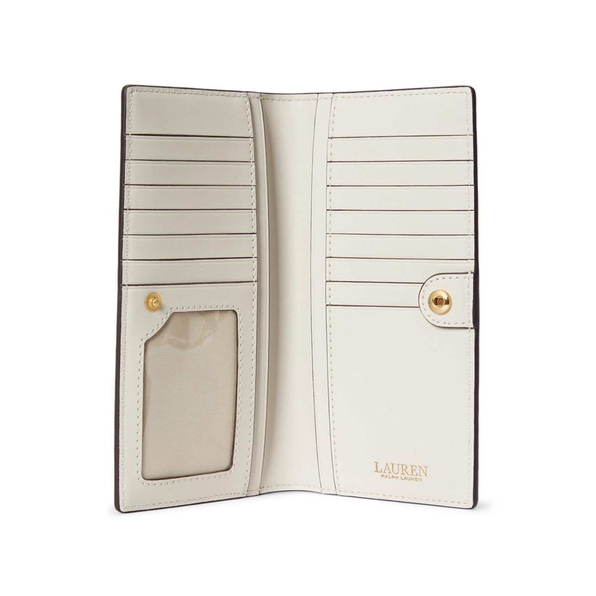 Crosshatch Leather Slim Wallet - 3