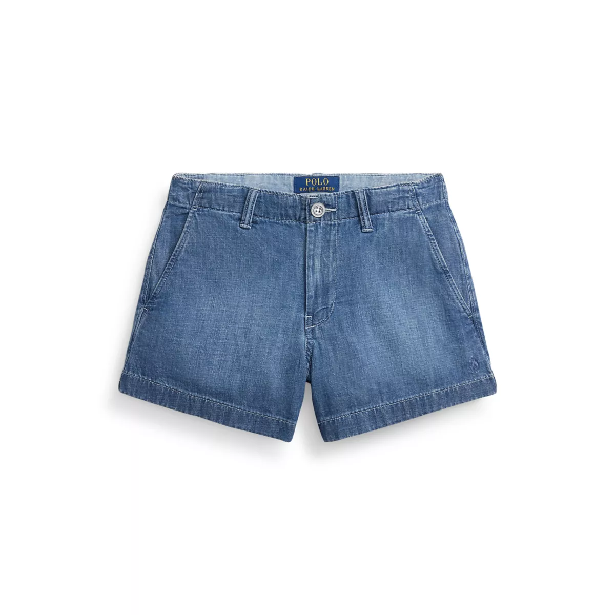 Girls 7-16 Indigo Cotton Denim Short - 4