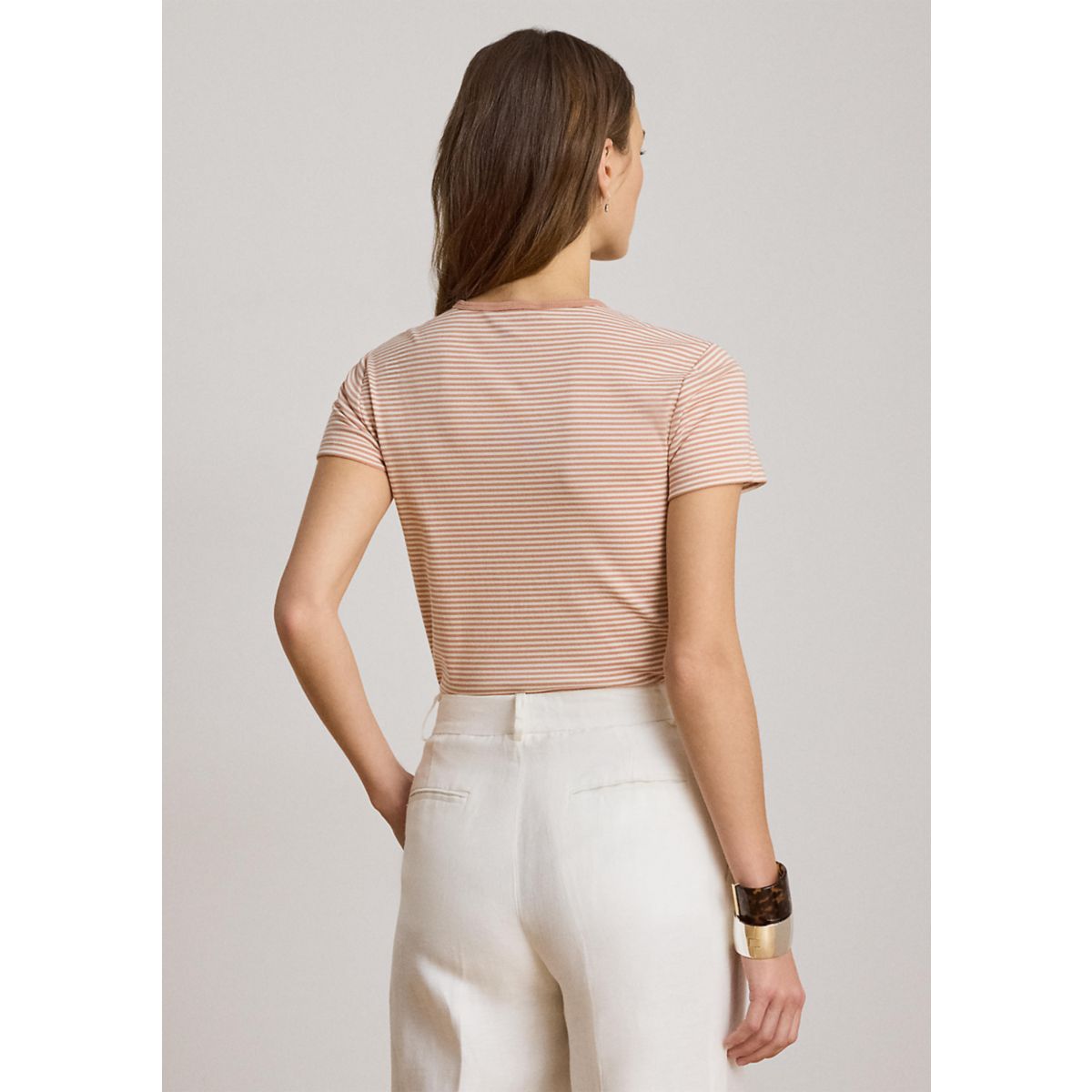 Striped Rib-Knit Stretch Cotton Shirt - 2