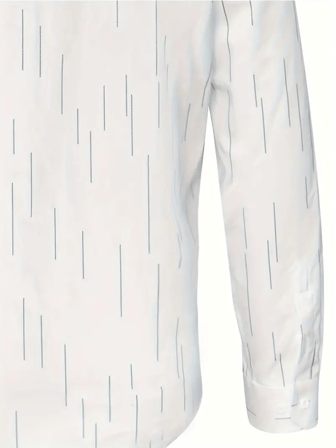 Camisa a rayas Design ejecutivo casual para hombre