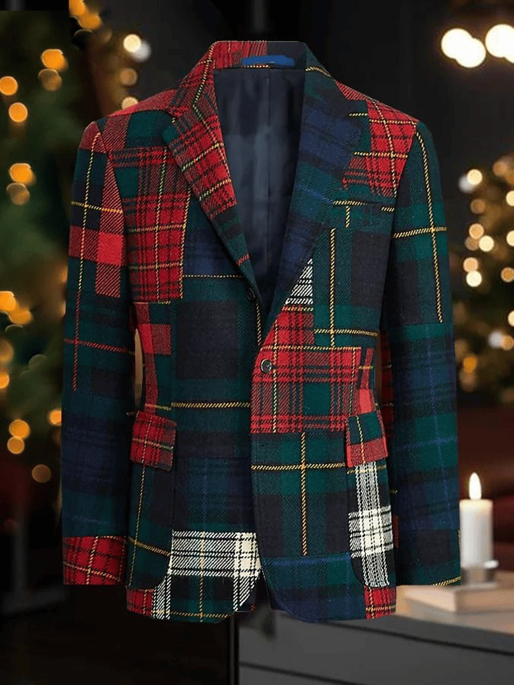 Saco de lujo Christmas Festive para hombre