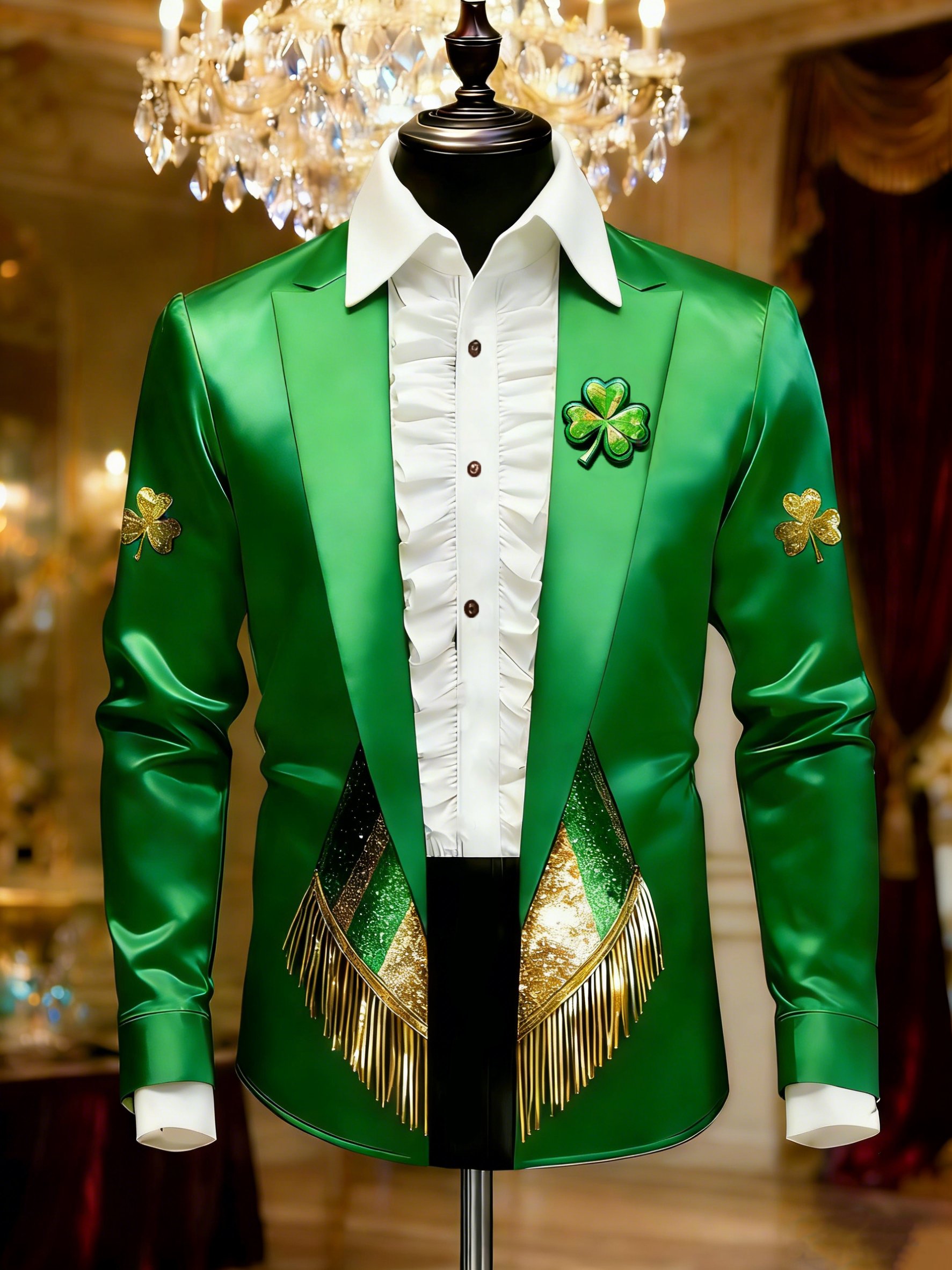 Saco St Patrick estampado casual para hombre