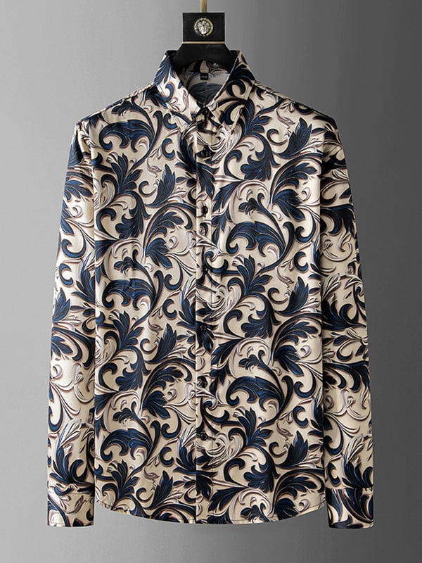 Camisa Light de lujo ejecutivo a rayas para hombre