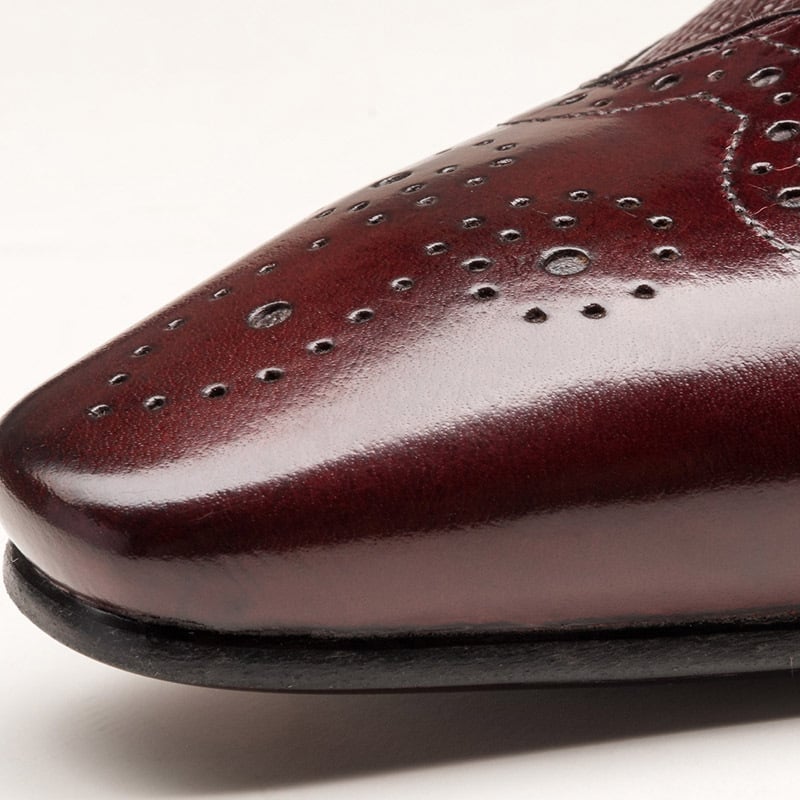 Zapatos de moda Carved Buckle Design ejecutivo cuero para hombre