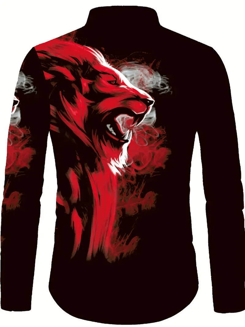 Camisa a cuadros ejecutivo de manga larga para hombre