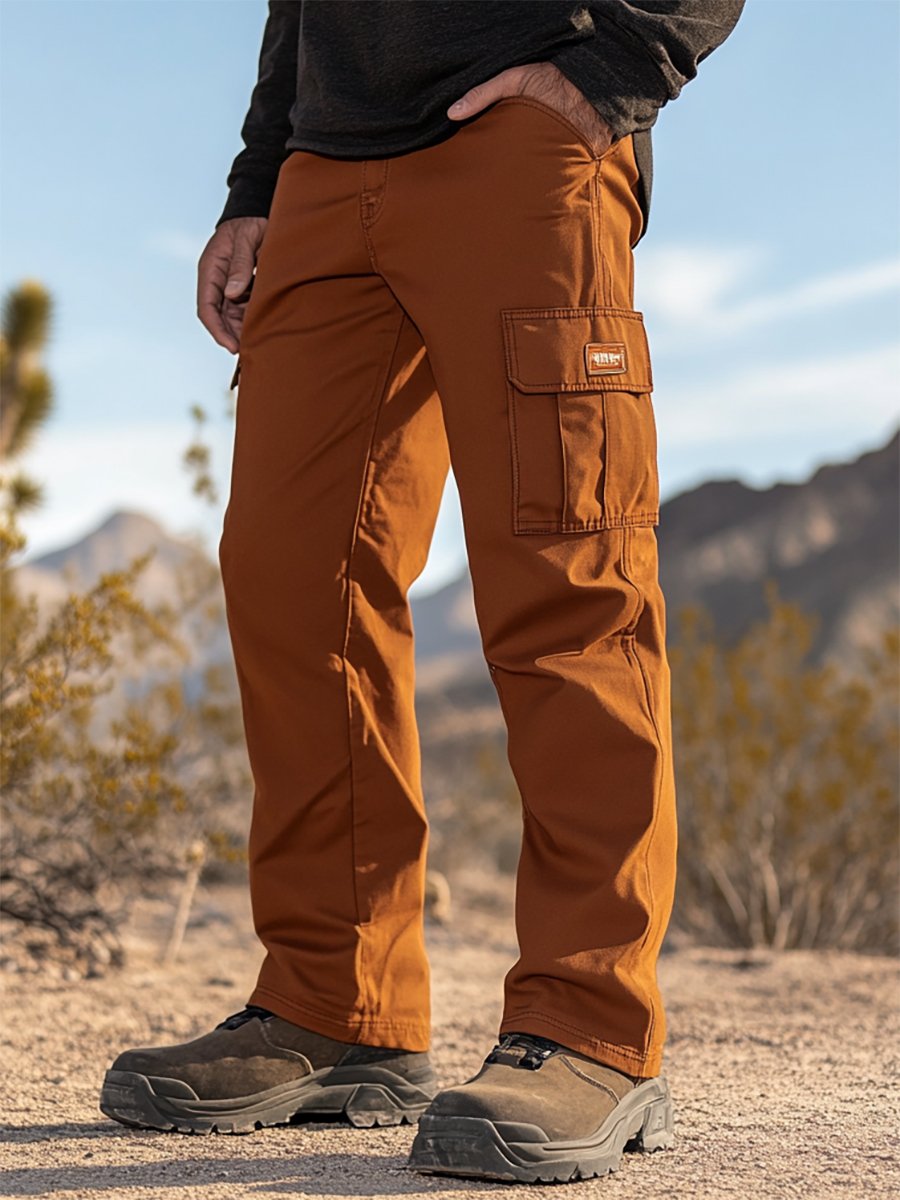 Vintage Multi-bolsillo Overalls para hombre