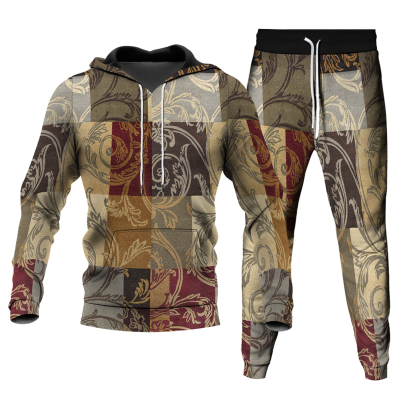 Sudadera con capucha Personalized estampado Set 005 para hombre