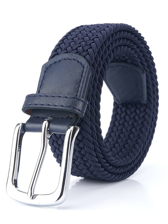 para hombre para exterior training canvas elastic braided belt