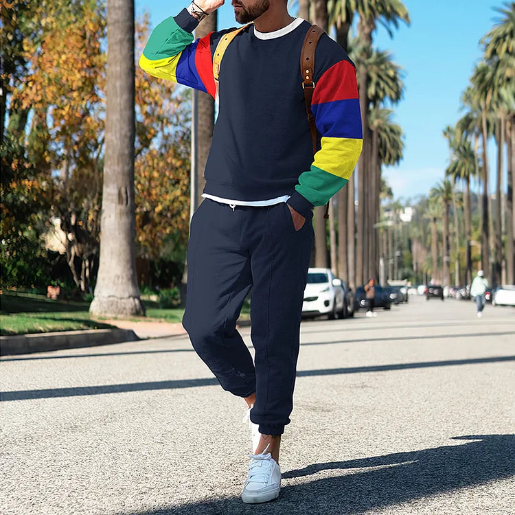 Sudadera Colorful & Sweat pantalón Co-Ord