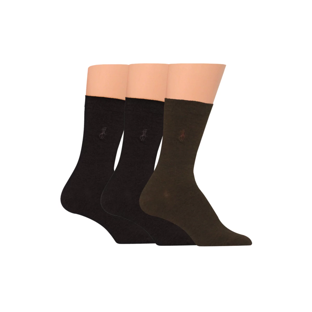 Flat Knit Trouser Socks - 3 Pack - 2