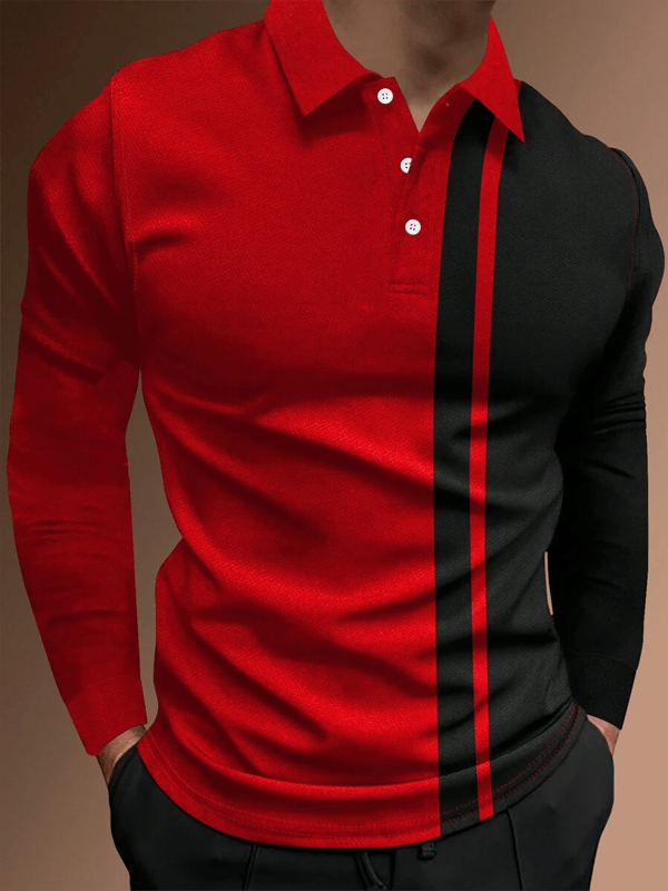 Camisa casual ejecutivo de moda polos para hombre