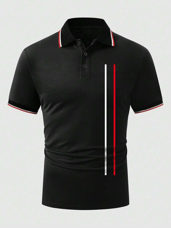 Camisa casual ejecutivo de moda polos para hombre