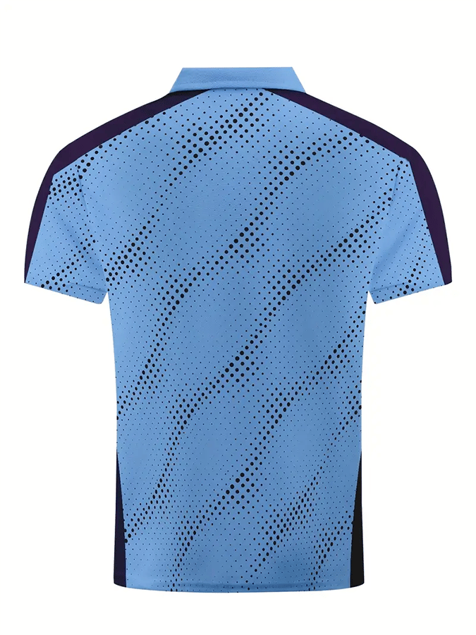 Camisa polo Golf casual estampado casual para hombre
