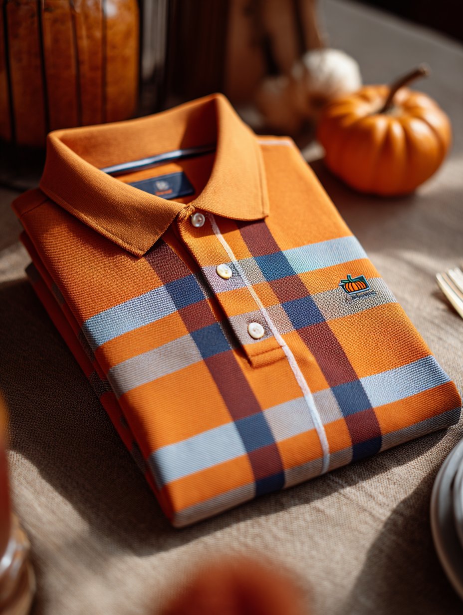 Camisa polo Holiday Check casual de manga corta para hombre