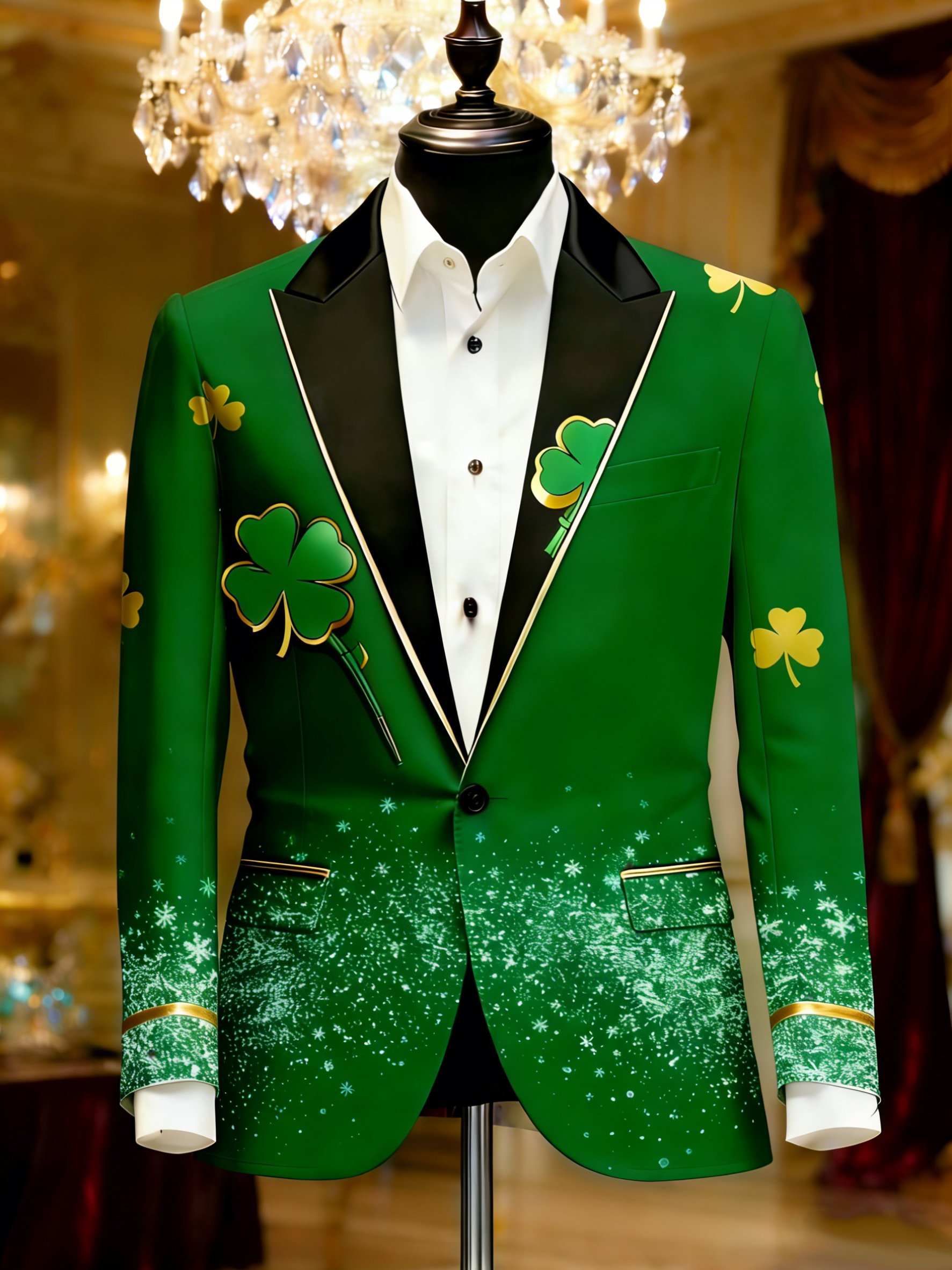Saco St Patrick estampado casual para hombre